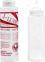 J-LUBE FISTING Powder Mixes with Water One Bottle Makes 16+ Gallons / 60+ litres and More of Lubricant 10 oz + Squeeze Bottle 500ml (1)