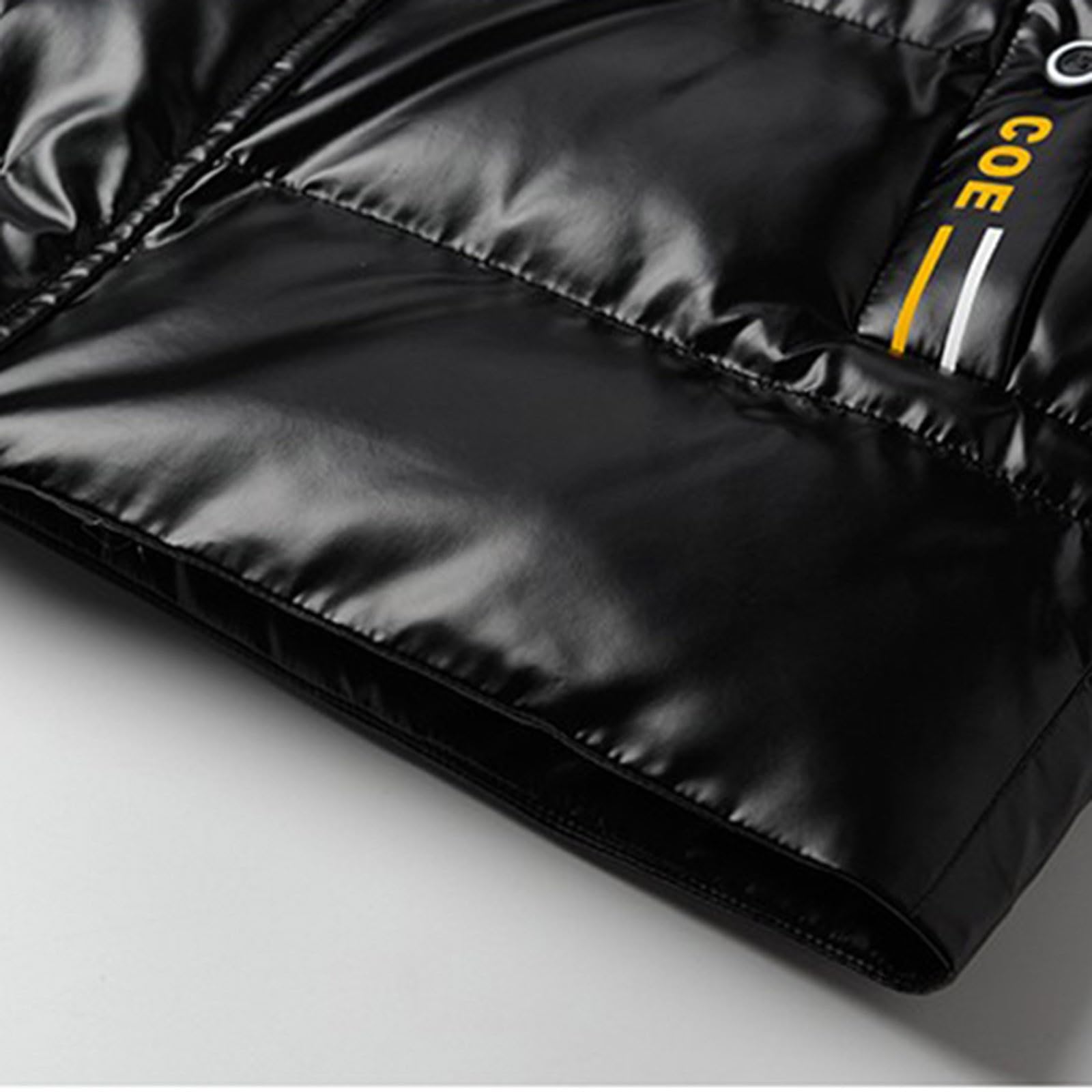 Genérico Abrigo Hombre Invierno,Invierno Plumon Chaqueta de Pluma Ultra Ligero Plumiferos CáLido Capucha Suelta algodón al libre Acolchada Ligera cremallera Casual outwear