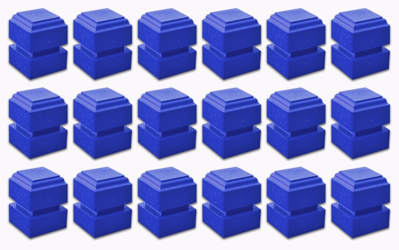 GTM101018 Recycled Plastic Capital Tee Markers, Set of 18
