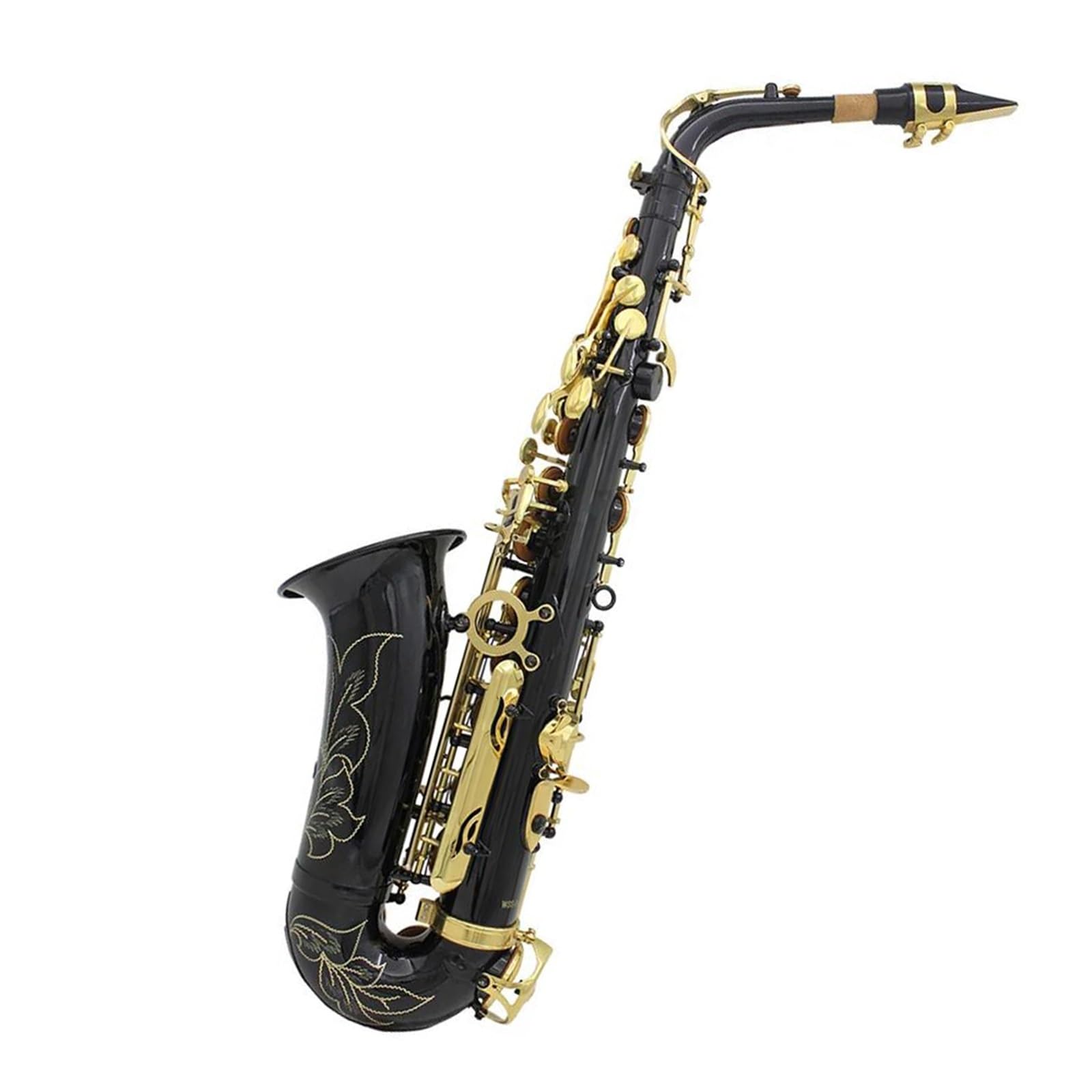 Saksofon Grawerowane Mosiężne Guziki Do Saksofonu Altowego Eb Instrument Dęty Z Rękawiczkami W Etui I Akcesoriami Do Saksofonu
