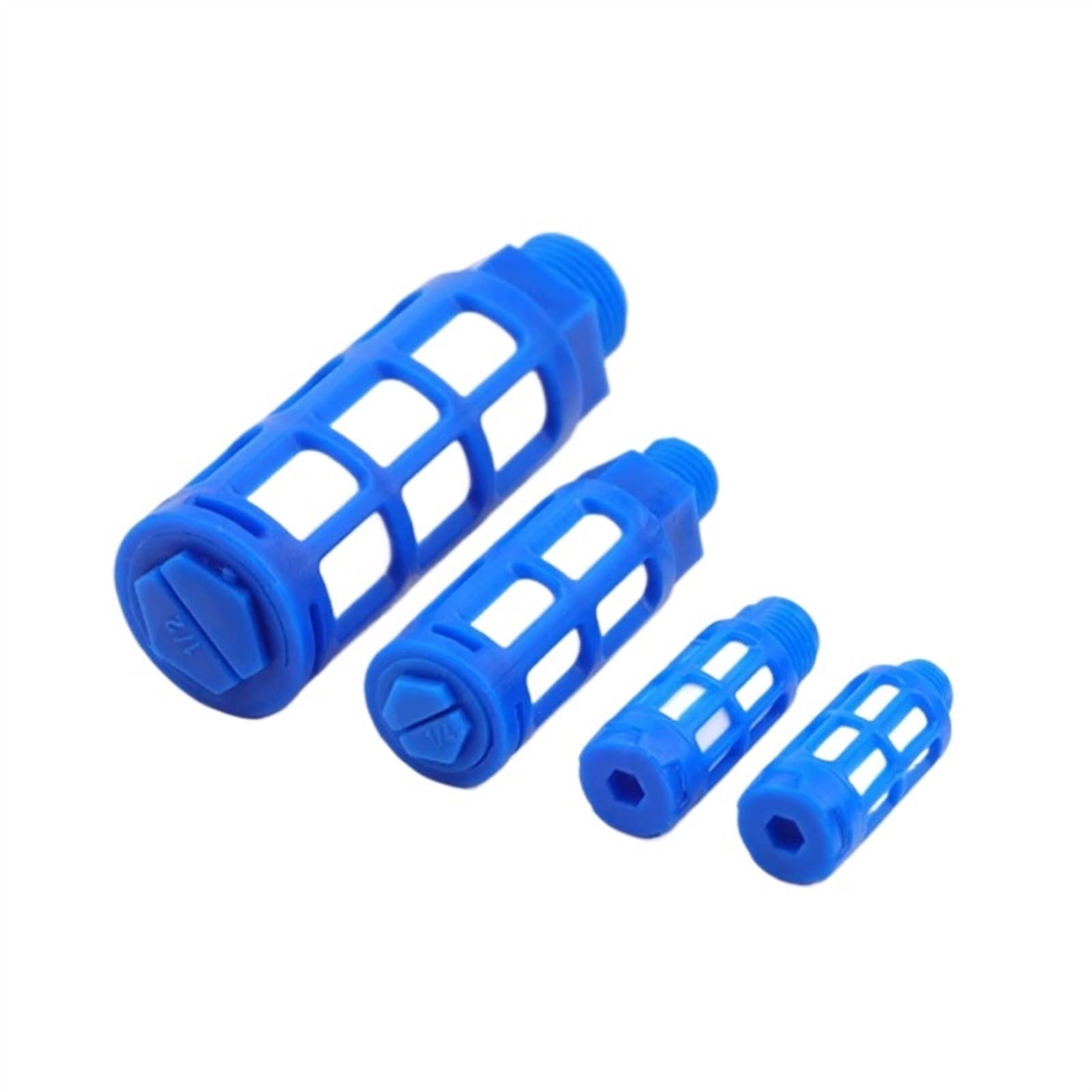 Silenziatori Pneumatici, marmitte, silenziatori Filtro antirumore con Filettatura Maschio Slip Lock for Pompa nebulizzatrice Nera(Psl-04-02)