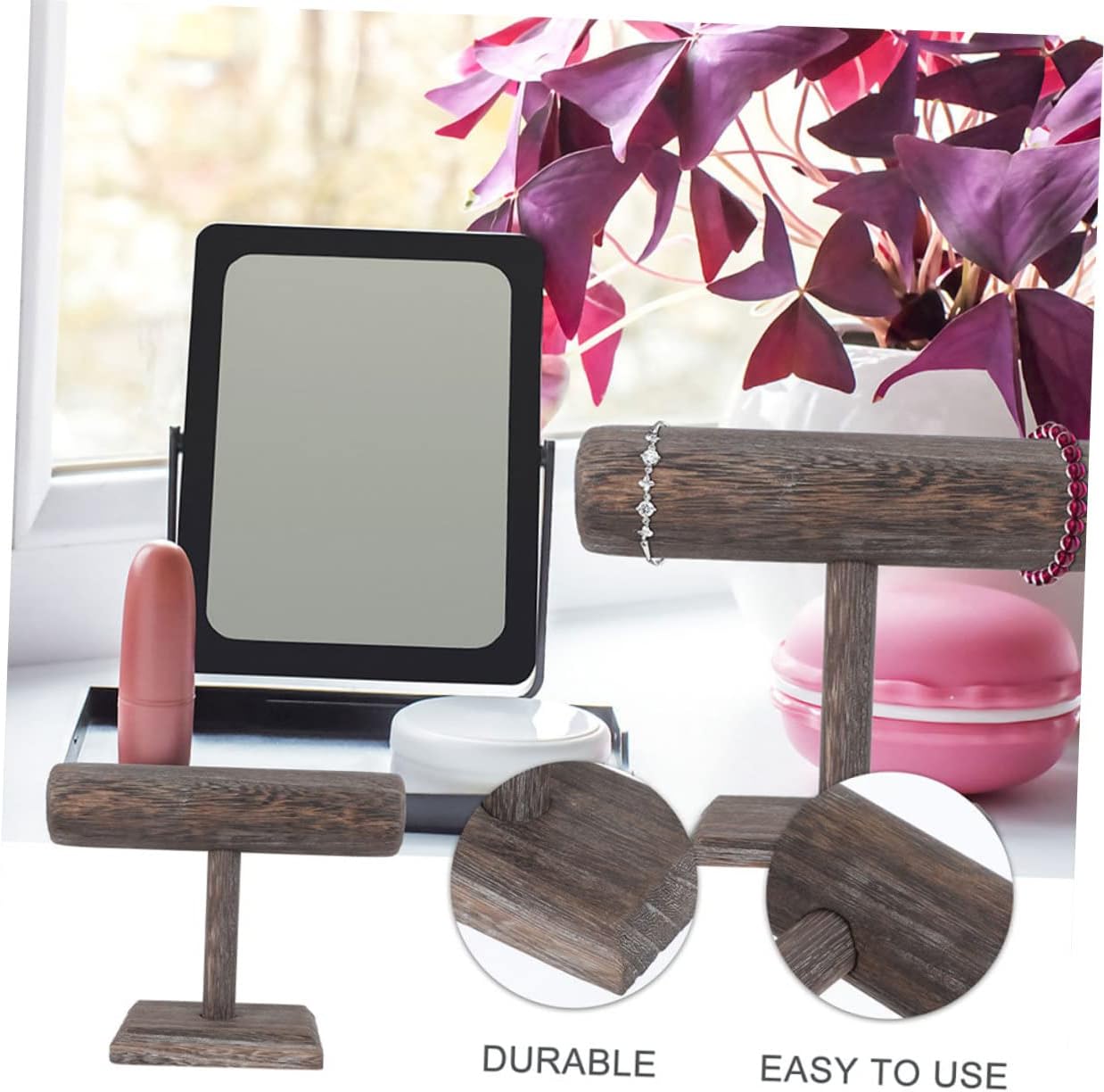 2pcs Headband Display Stand for Hair Accessories Retro Headband Organizer and Storage for Girls and Women for Use