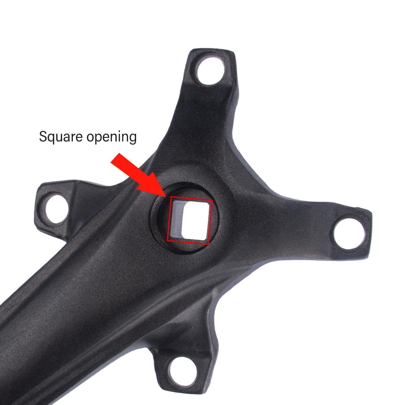 Guarnitura per Bici da Montagna, Guarnitura conica Quadrata in Lega di Alluminio, Kit pedivella Leggera, Set di pedivella per Pedale di Ricambio per Ciclismo