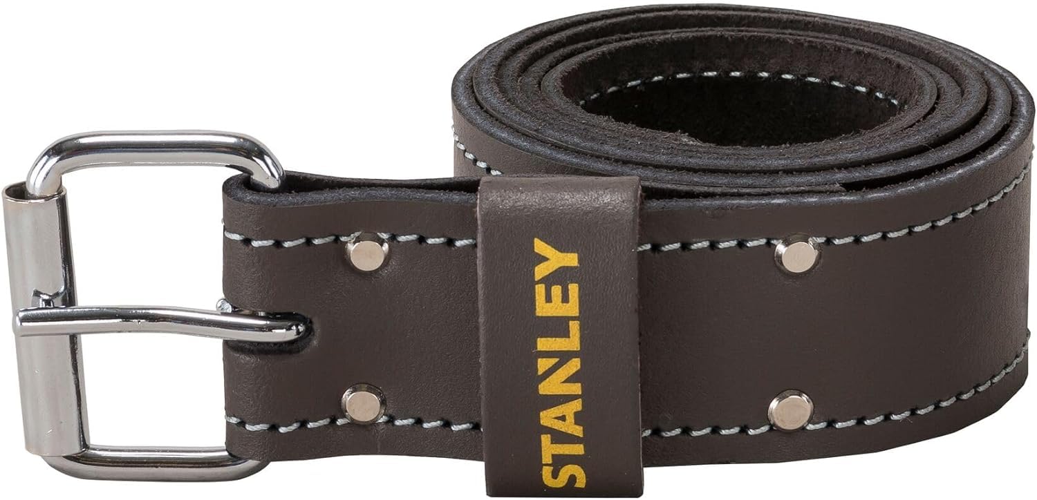 STANLEY STST1-80114 Fodero porta utensili in cuoio + STANLEY STST1-80119 Cintura in cuoio per foderi porta utensili