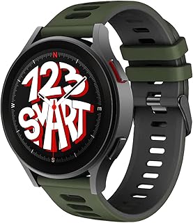 Pulseira de Silicone Esportiva 123smart compativel com para Galaxy Watch 5 Watch 6 Pro R900 R910 R920 R905 R915 R925 40mm 43mm 44mm 45mm 47mm