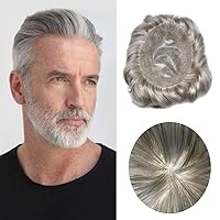 Vista 61 de Toupee - Pieza de pelo para hombres, piezas de prótesis de cabello humano real, piezas de prótesis de cabello humano real, para hombre, accesorios