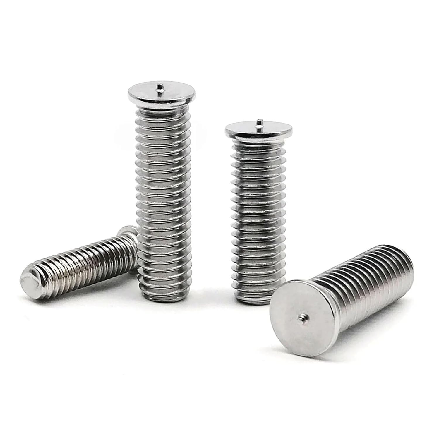 Spot Welding Screws, 10/50pcs M3 M5 304 Stainless Steel Stud Weld Spot Welding Screw Solder Point Bolt(30mm,M5 10pcs)