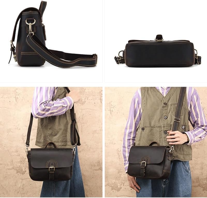 クロスボディバッグ パッチワーク レザー ショルダー クロスボディ