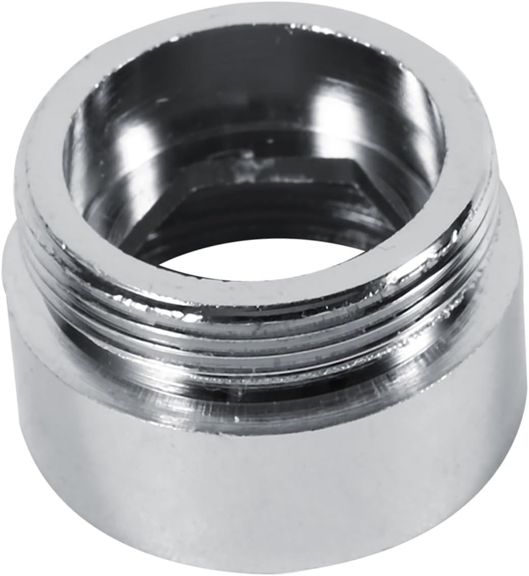 HEEPDD Faucet Aerator Adapter, Easy Installation, 4 Sizes, G1/2 Male Connector for Kitchen and Bathroom Use Faucet Aerator Adapter, Aluminium Alloy, Nan Household Appliances (15mmto22mm)