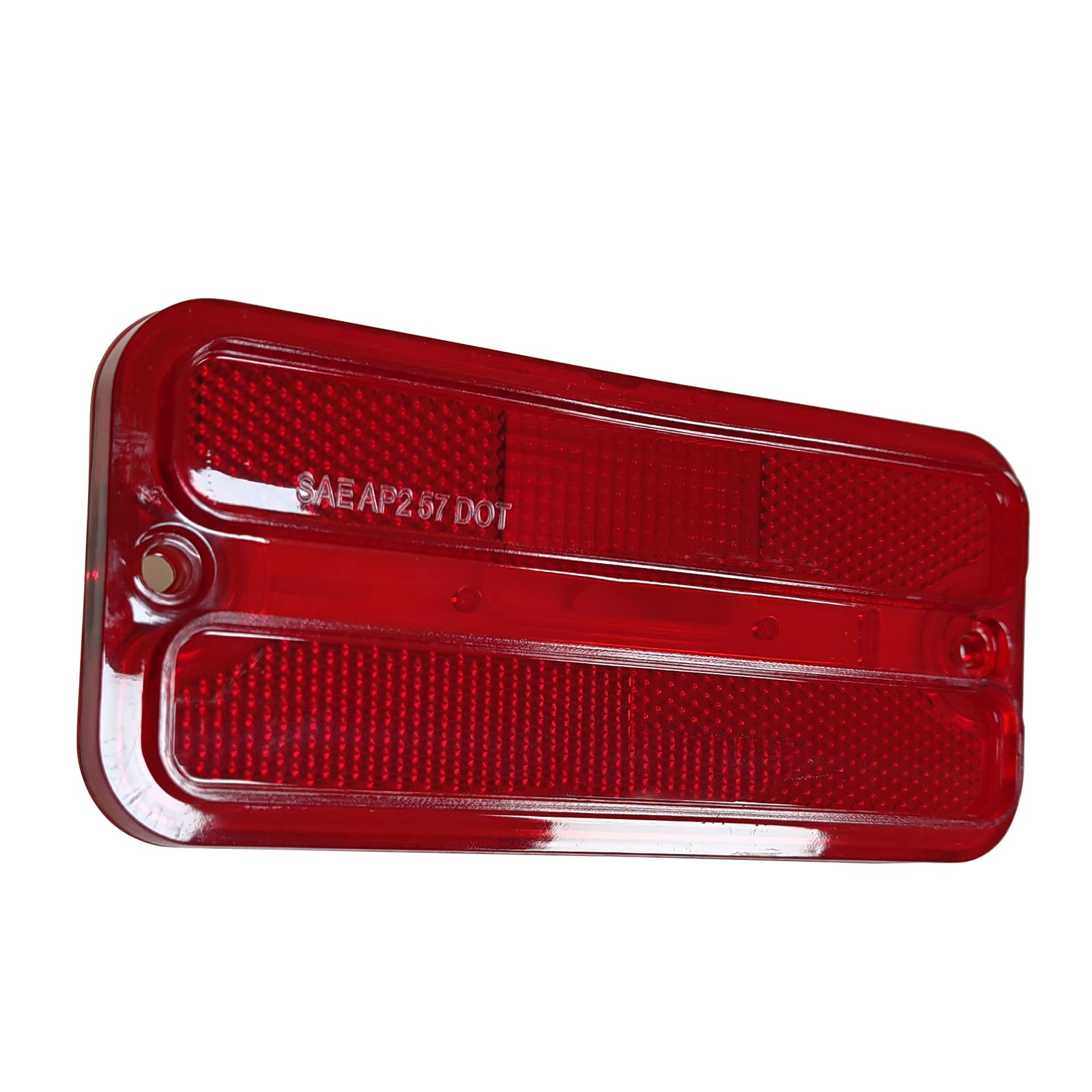 Lot de 4 boîtiers de feux de gabarit avant/arrière rouge ambré compatibles avec les camions Chevrolet GMC 1968-72