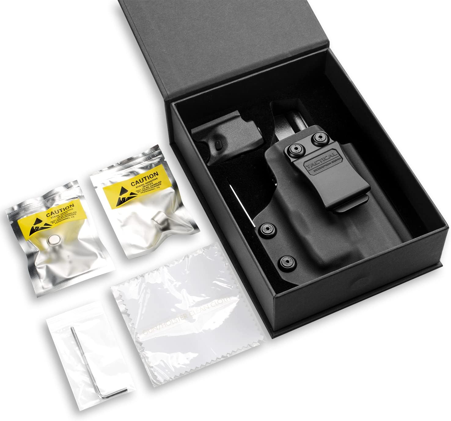 Tactical Scorpion Gear Gun Light/Holster Combo Fits: Glock 43 43x Pistol, 150 Lumens (Not Fit G43X MOS with Rail) Handgun Light, Rail Mount LED Tactical Flashlight