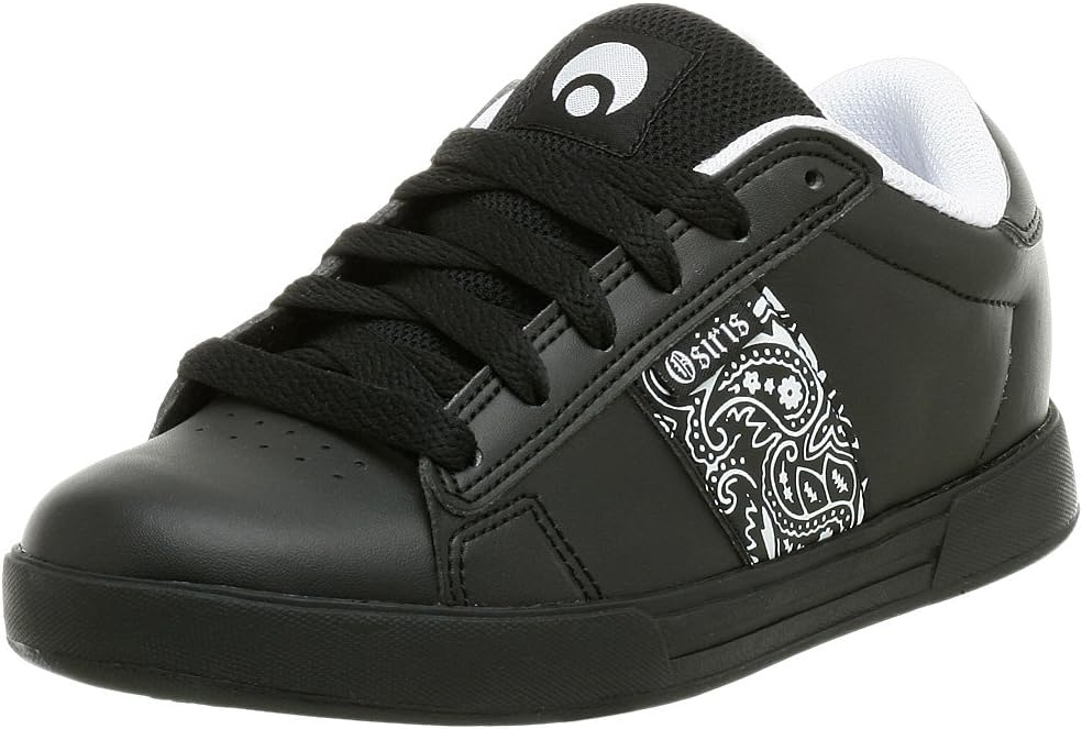 Osiris Little Kid/Big Kid Serve Sneaker,Black/Bandana,2 M US Little Kid