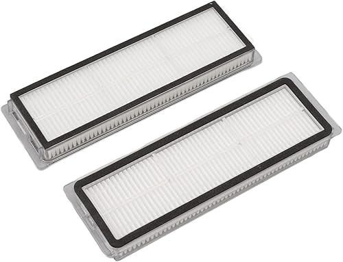 Miniatura 6 de Kit de cepillo de trapeador de vacío robot, filtros de cepillo blanco kit de peine plano apto para 1C F9 1T robot aspirador de reemplazo