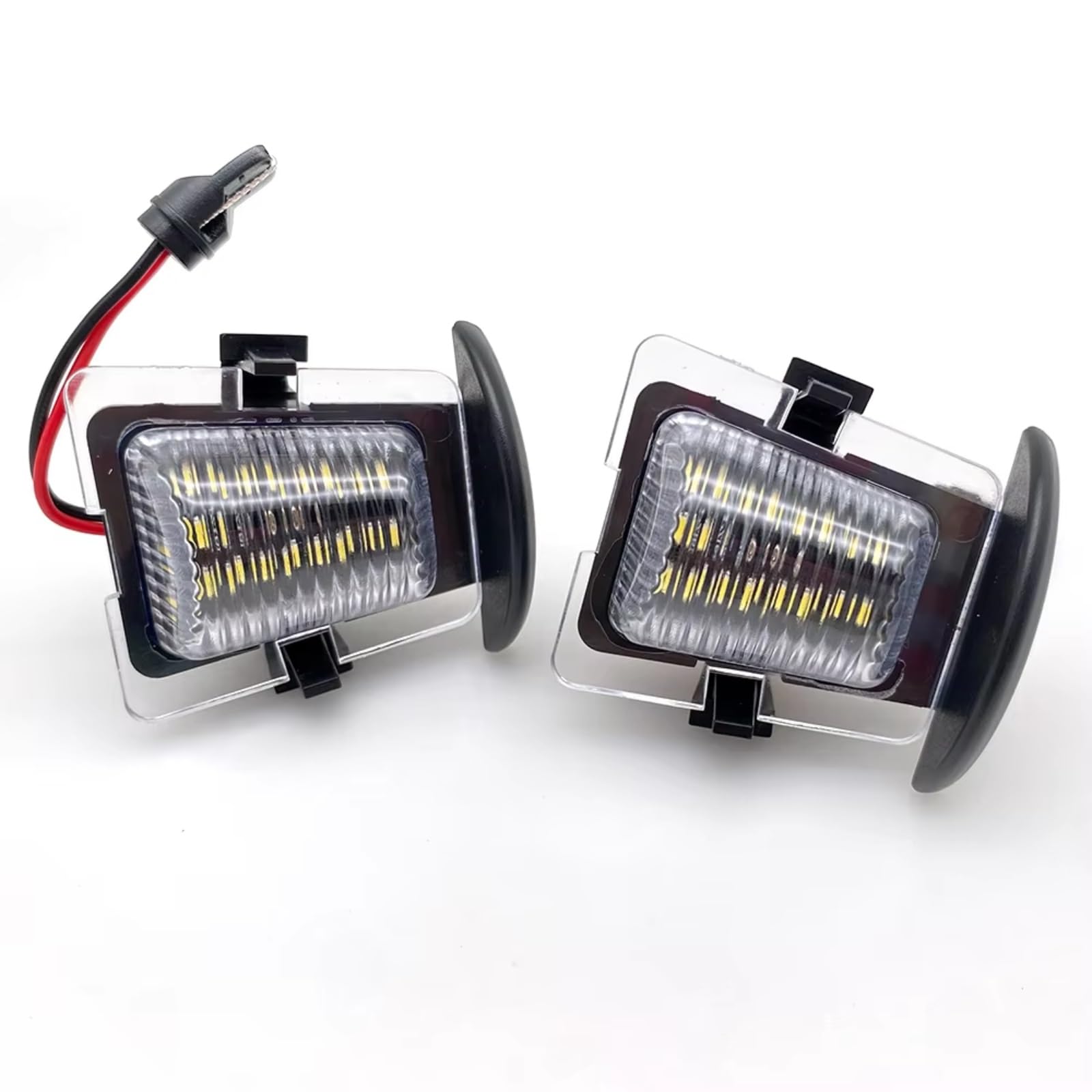 Iluminación Matricula Vehiculo Compatible Con Jeep Para Wrangler JK JKU 2007, 2008, 2009, 2010, 2011, 2012, 2013, 2014, 2015, 2016, 2017 Y 2018. 2 Luces De Matrícula