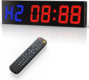 Seesii LED Interval Timer with Remote, 1.8" Digital High Programmable ...