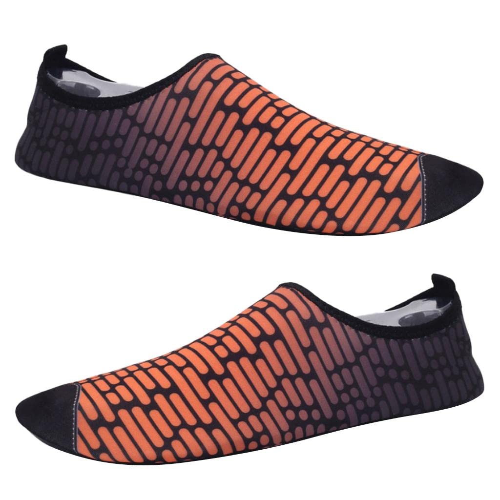 BNF® 1 Pair Women Men Beach Sock Barefoot Shoes Non-Slip Surf Shoes 43-44 Orange-Sporting Goods-Water Sports-Fins, Footwear & Gloves-Water Shoes-Men-1 Pair Water Beach Shoes