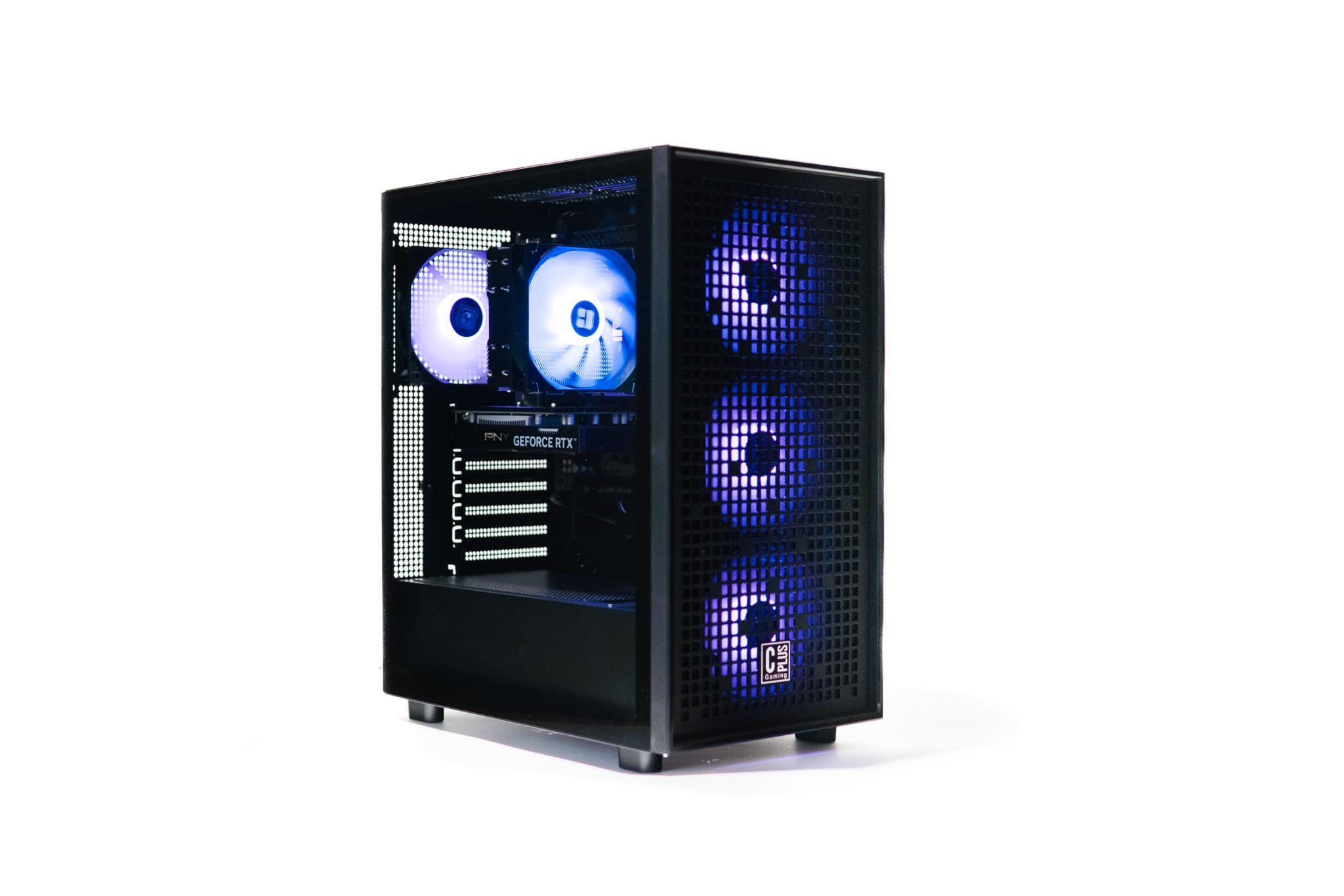 Cost Plus Gaming - Essentials Gaming PC Desktop - Intel Core i5-13400F 2.5GHz, RTX 4060, 1TB NVME SSD, 16GB DDR4-3200 RAM, 600W+ Gold PSU, Windows 11 Home 64-bit, Black (13400F | RTX 4060)