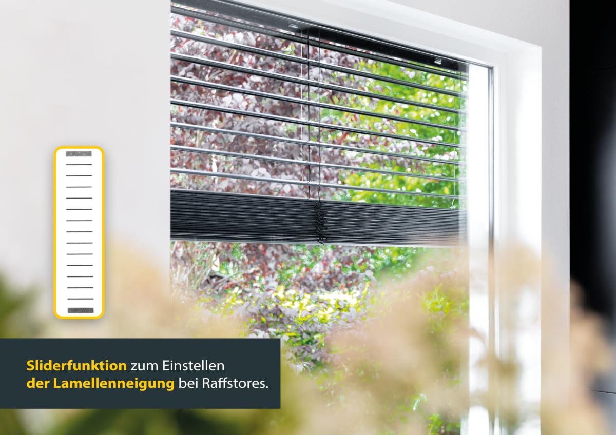 Schellenberg 17140 Rolladenschalter mit Touch Steuerung von elektrischen Rolladen- oder Raffstore Motoren, Jalousieschalter mit integrierter Zeitsteuerung und verschiedenen Funktionen