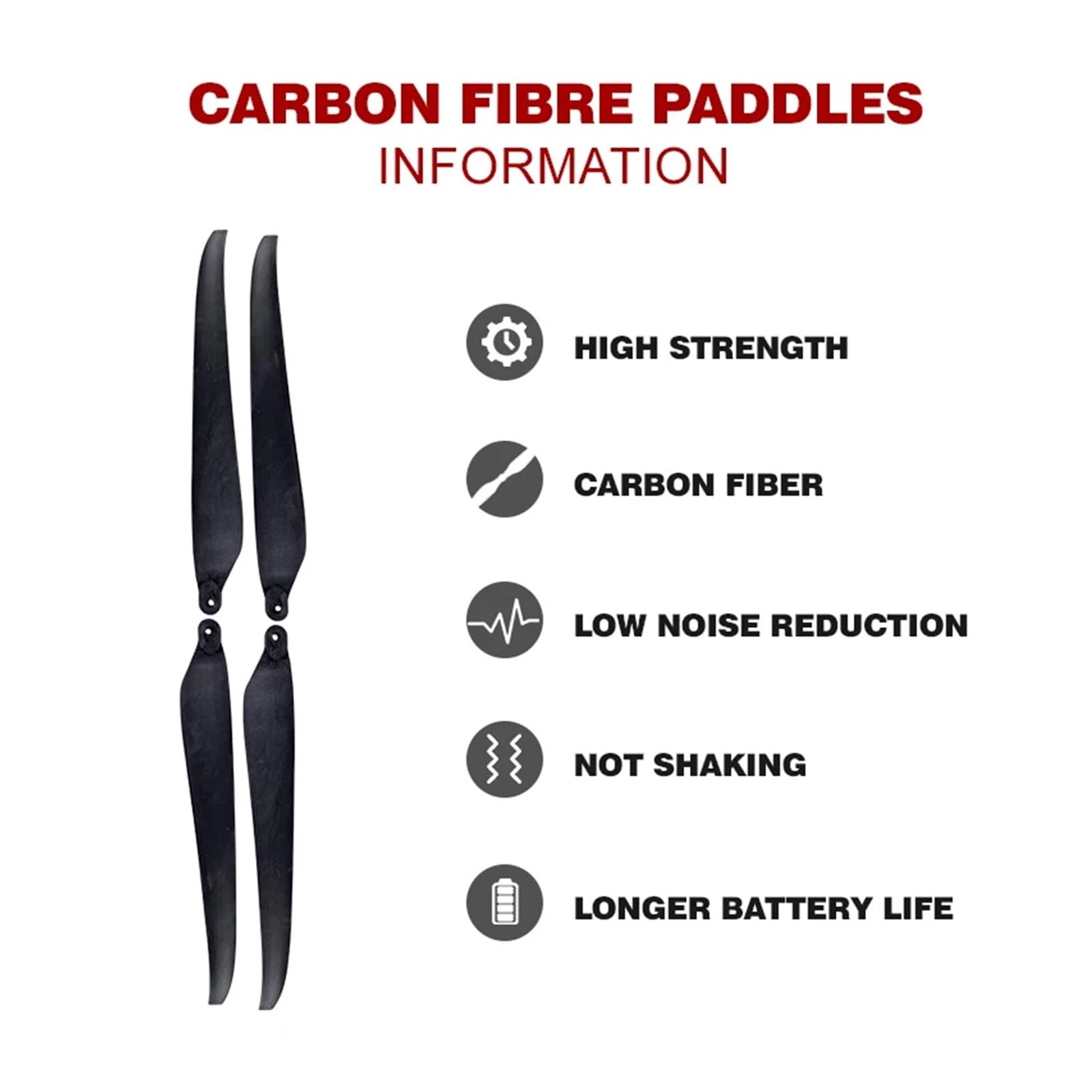 Hélices plegables de carbono for drones 5620, en sentido horario y antihorario, for motor X13 EA-J100, accesorios for drones de protección agrícola.(2pcs CW)
