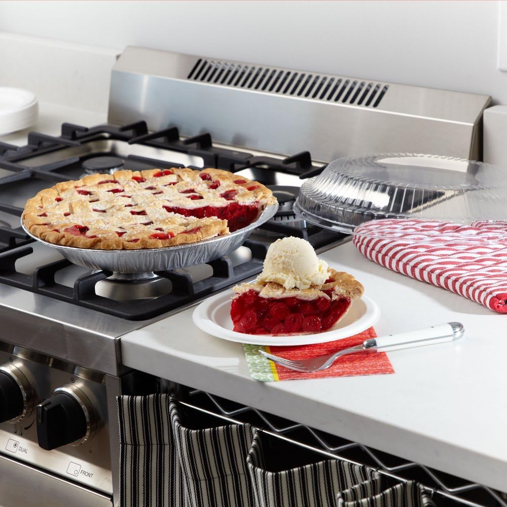 Hefty® 90810 Ez Foil® Aluminum Foilware Pie Pan, Round, Extra Large (Pack of 12)