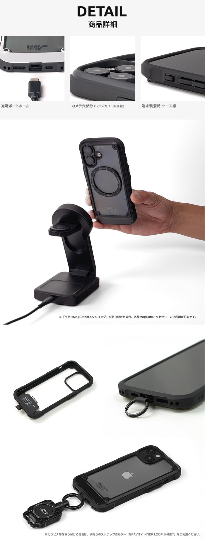 Amazon.co.jp: 【ROOT CO.】[iPhone17Pro専用]GRAVITY Shock Resist