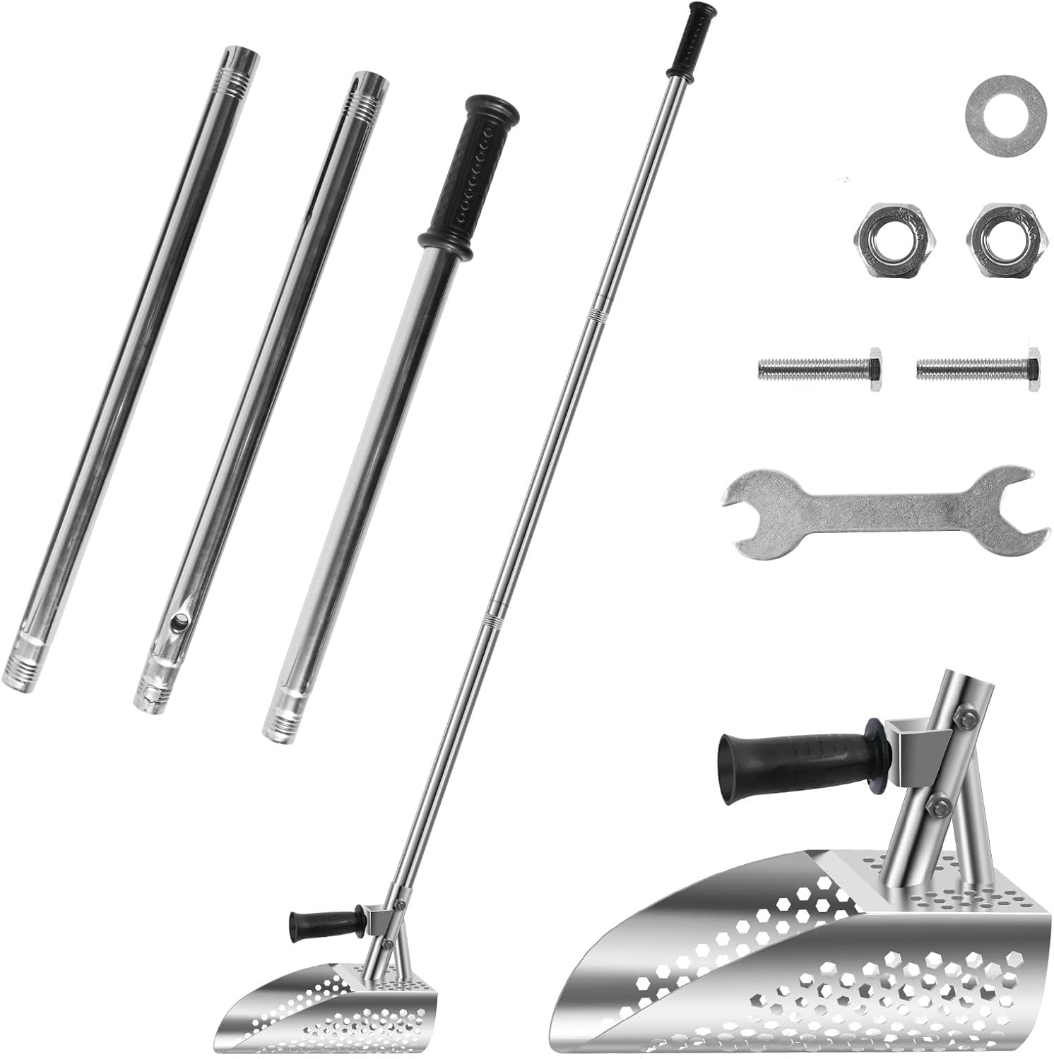 304 Stainless Steel Detecting Sand Scoop Heavy Duty