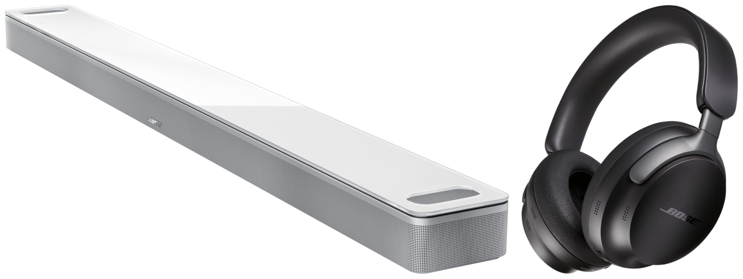 Bose Smart Soundbar Ultra White, Bundle QuietComfort Ultra Bose Smart Soundbar Ultra White, Bundle QuietComfort Ultra