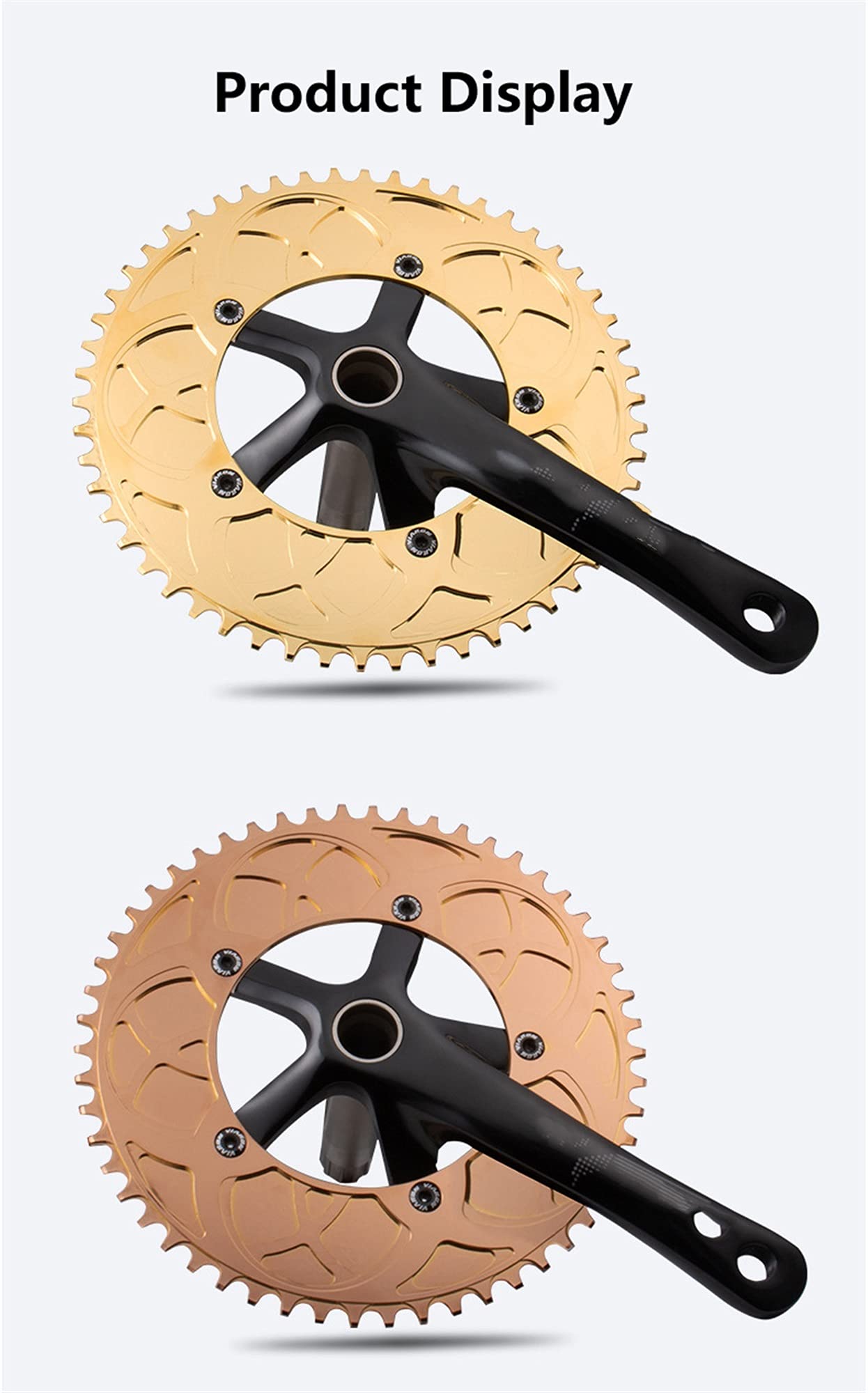 Amazon.co.jp: 自転車チェーンホイールクランクセットチェーンリング