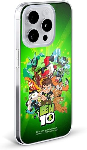 Miniatura 2 de Head Case Designs Funda rígida con licencia oficial de Ben 10 serie animada con gráficos artísticos de personajes compatibles con Apple iPhone 15