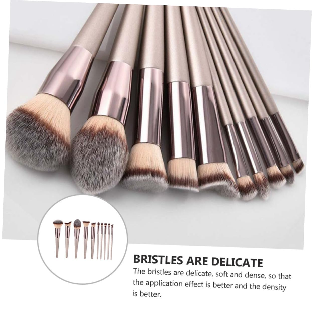 MAGICLULU Lot De 3 Pinceaux De Maquillage Ensemble Complet De Pinceaux Cosmétiques Pinceau De Fond De Teint Pinceau De Maquillage Détaillé Pour Maquilleurs Et 10 Pièces X 3