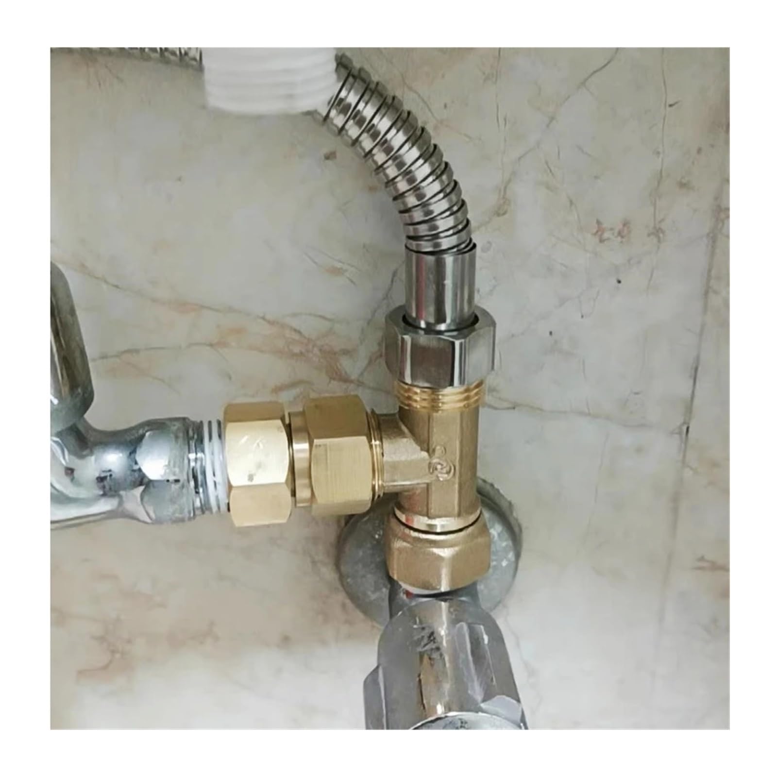 Raccordo filettato in ottone 1/2-1" maschio/femmina