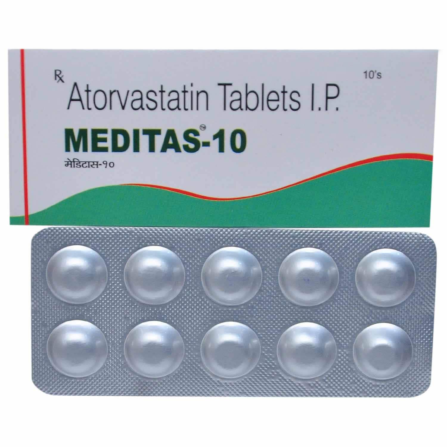 Meditas 10mg - Strip of 10 Tablets