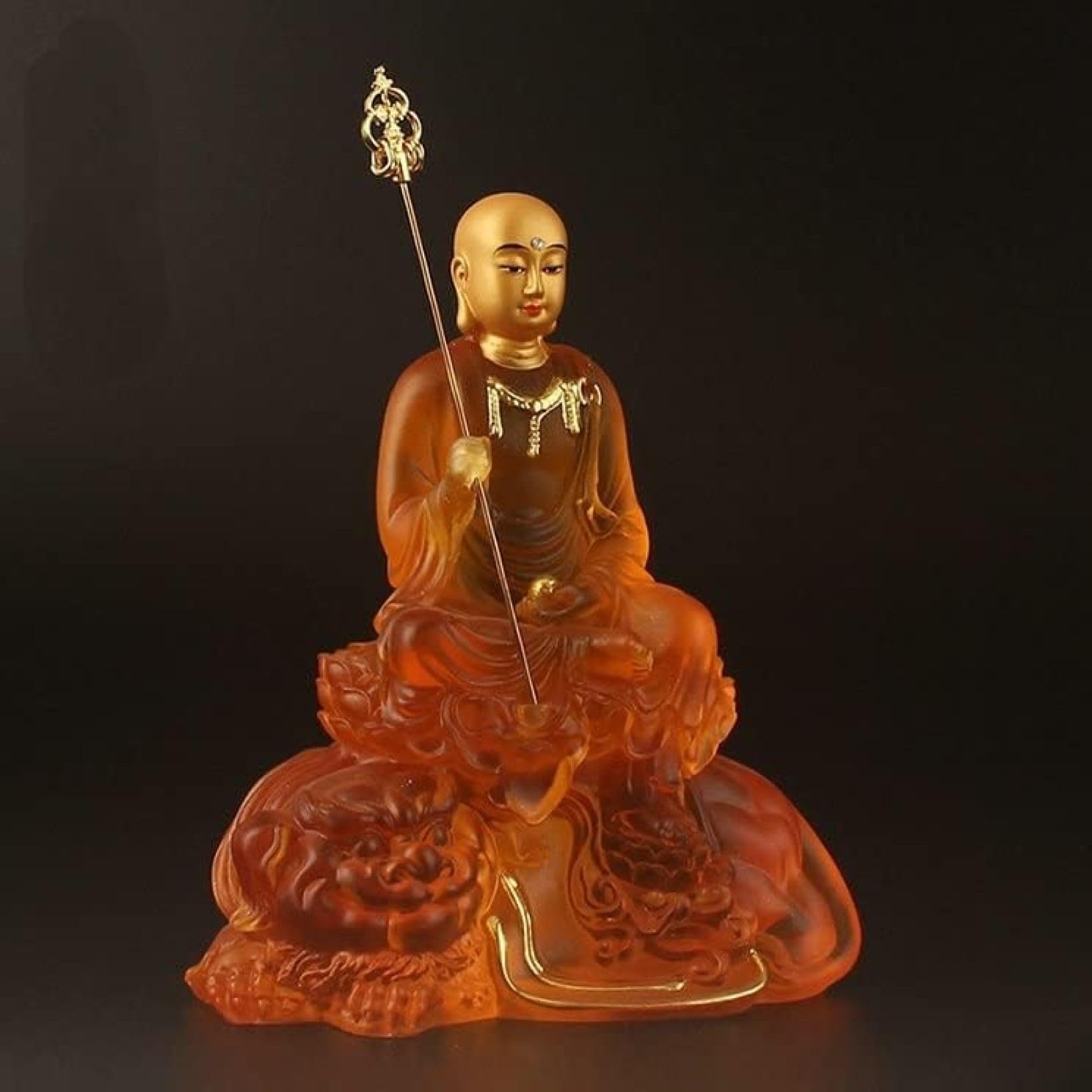 Amazon｜TAXUNGERO(売店)地蔵菩薩仏像【聖獣·地蔵菩薩】お地蔵様お地蔵