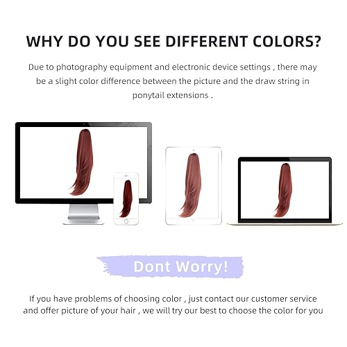 Miniatura 424 de Brown ponytail extension,16" claw clip hair extensions ponytail short curly hair ponytail Extension Natural Looking Synthetic Hairpiece for Women