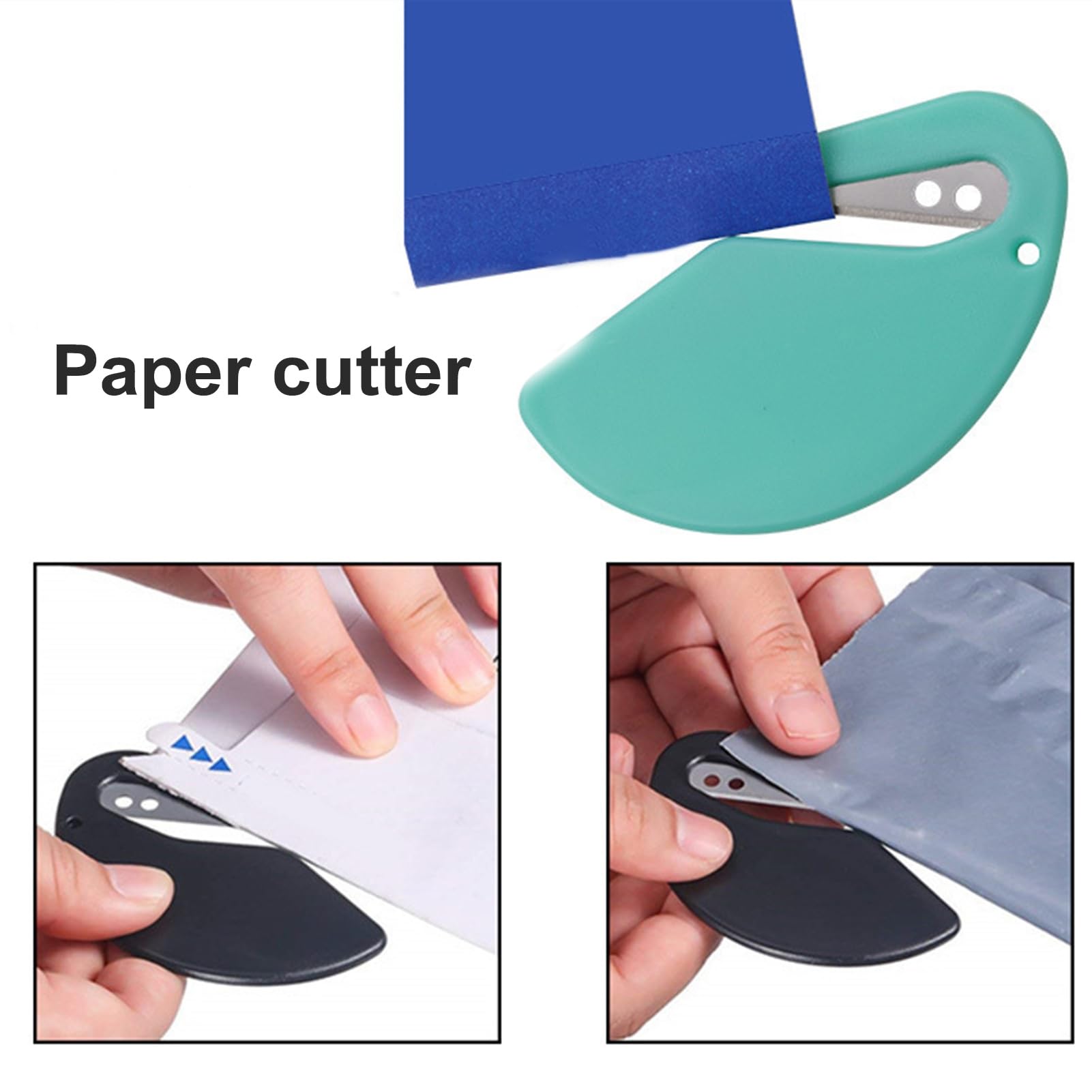 Ouvre-lettres De Poche - Lot De 3, Multicolores, Lame Tranchante, Pour Enveloppes, Emballages, Découpe Papier