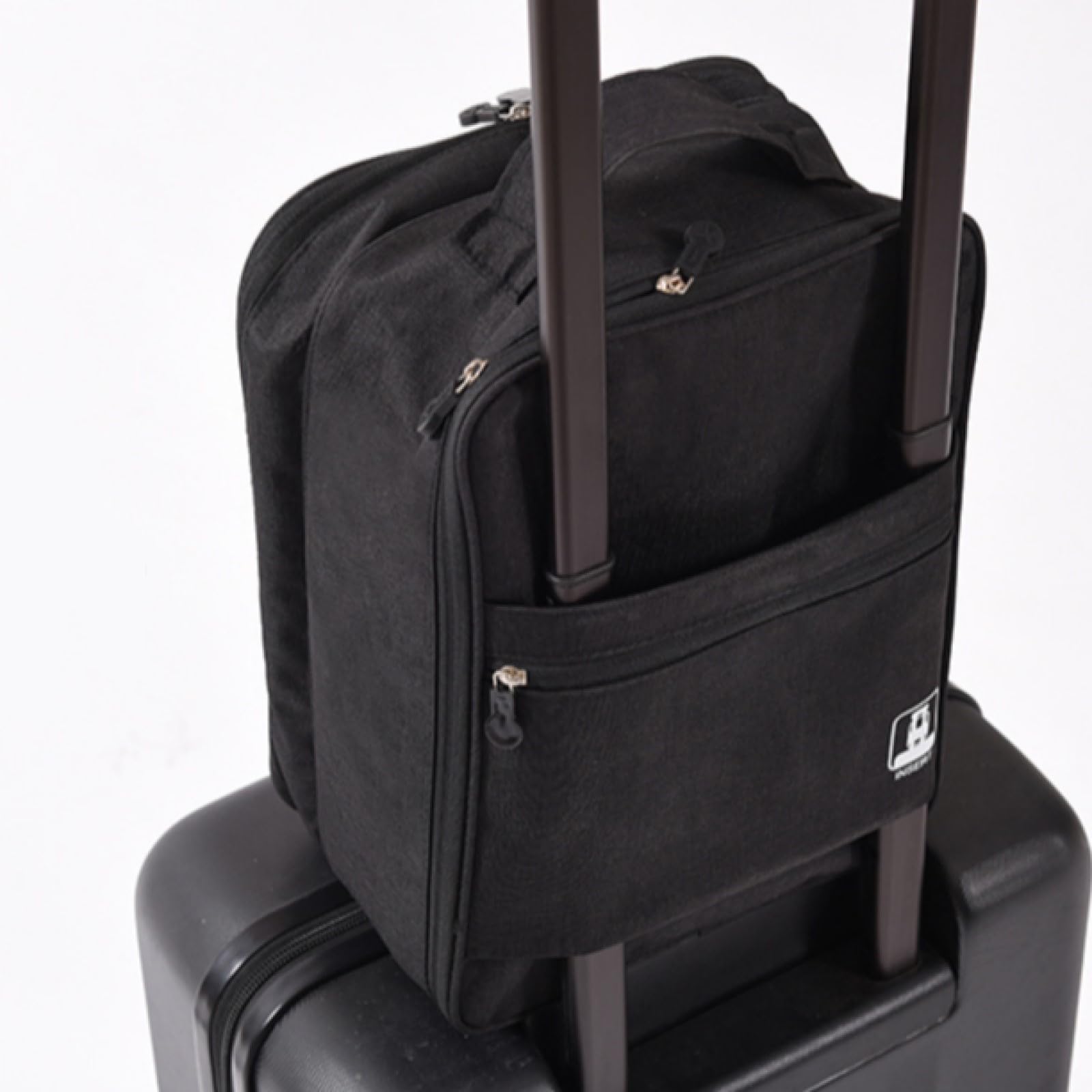 Reise Schuhtasche, Tragbare Schuhtasche, Golfschuhtasche, Wasserdichter Schuhbeutel Organisator, Verwendet für Reisespeicher, Staubdichte Lagerung, Koffer, Trolley Fall, Hängende Tasche(Schwarz)