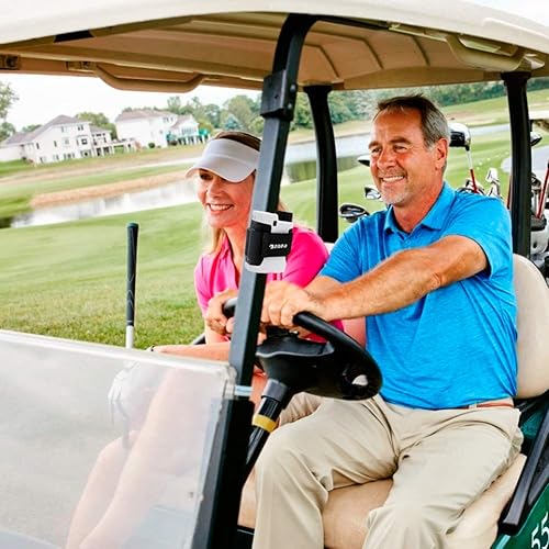 Miniatura 7 de ZOEA Correa magnética de montaje para telémetro para barandilla de carrito de golf, soporte ajustable para telémetro con imán fuerte que se fija de