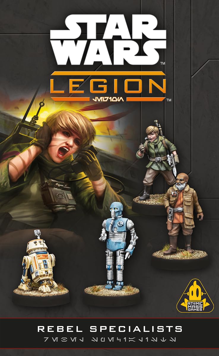 Atomic Mass Games | Star Wars: Legion Rebel Specialists | Espansione Per Gioco Di Miniature, 4 Miniature, Carte Comando E Upgrade | 2 Giocatori | 90 Minuti