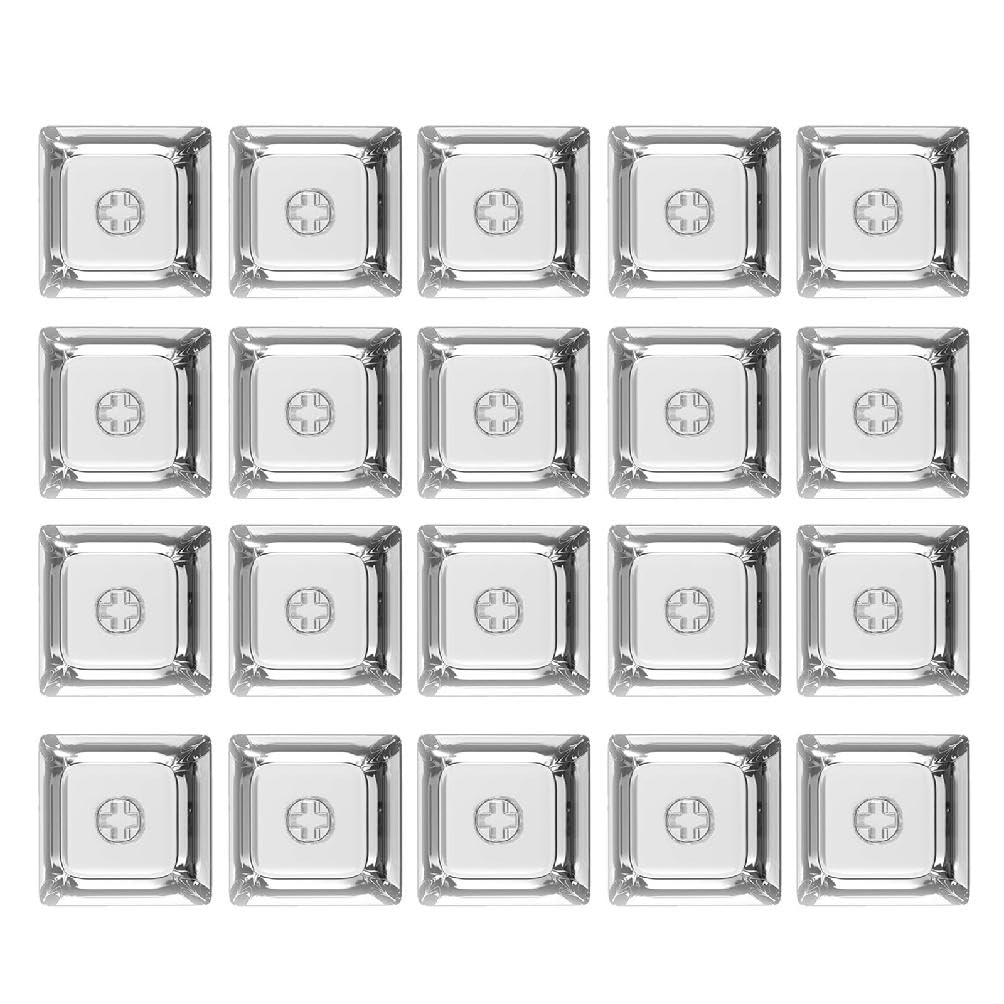 100pcs Blank Transparent XDA Keycaps - PC Material Keycaps For MX Switches Mechanical Keyboards