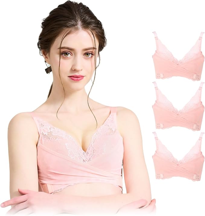 PG-Bra ホワイト、ネイビー2枚、ピンク　4枚セット 3L Amazon | 【公式】PGブラ(ピージーブラ) ナイトブラ 3枚セット 24時間