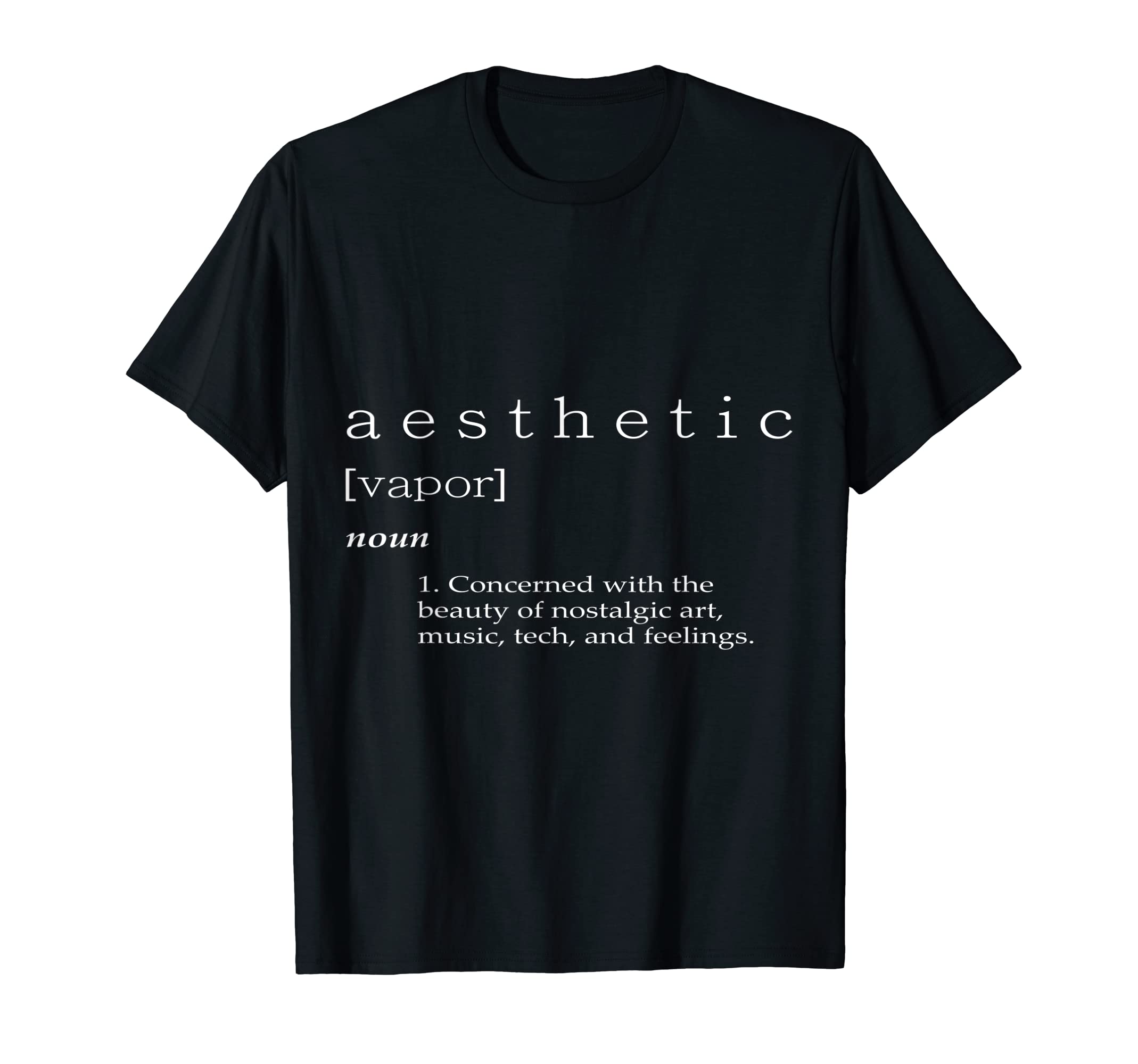 Aesthetic Definition Vaporwave Decor Nostalgia Aesthetic T-Shirt