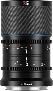 SIRUI Saturn 50mm T2.9 1.6x Full-Frame Carbon Fiber Anamorphic Lens RF Mount - Lightest Cine Lens Under 500g