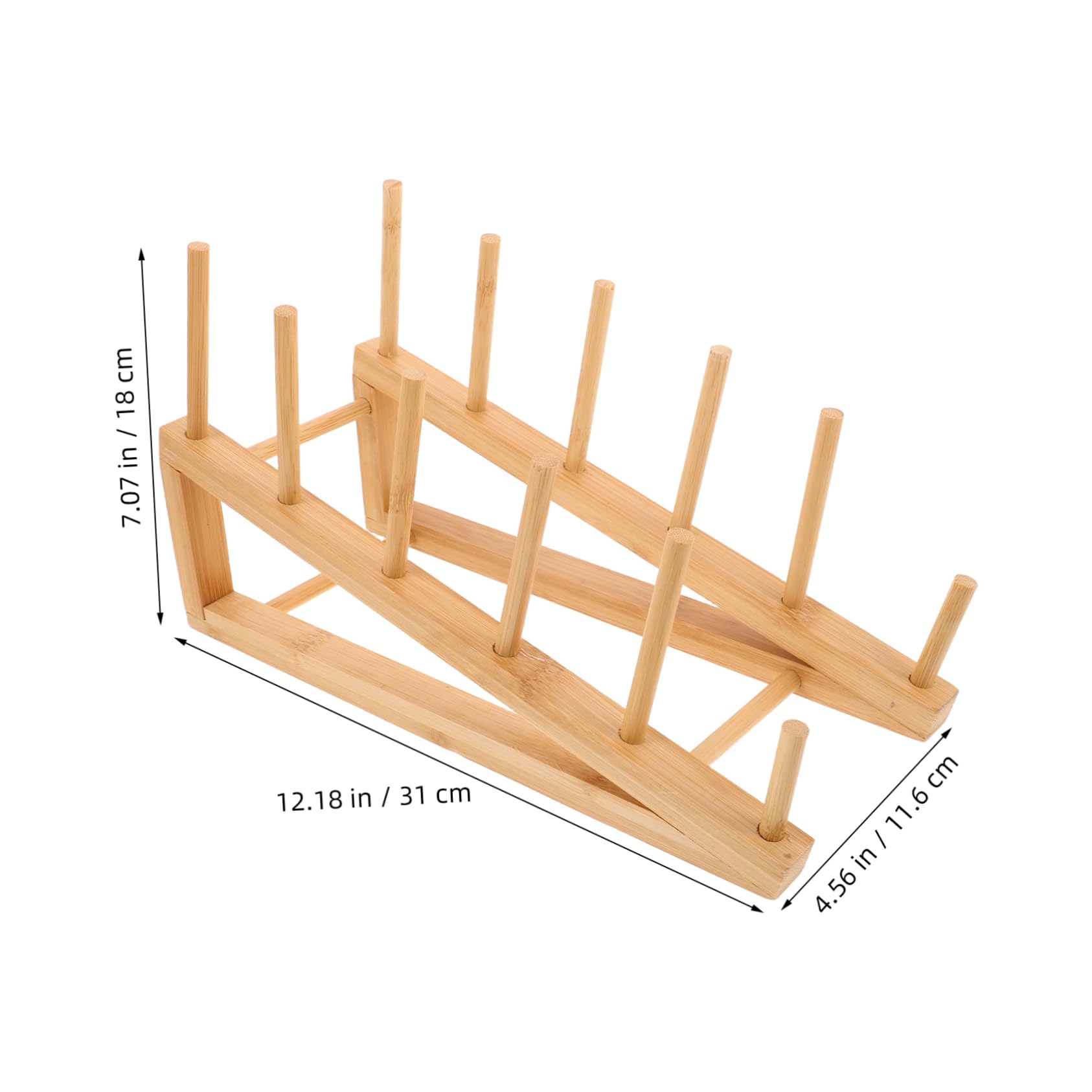 Cabilock Plate Storage Stand for Kitchen Counter Effortless Assembly Cup and Bowl Organizer Minimalist Design Prevents Water Pooling