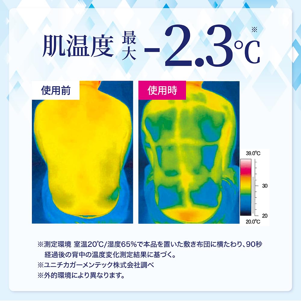 Amazon.co.jp: ひんやりジェルマット ライトブルー W40×D1×H29.5cm