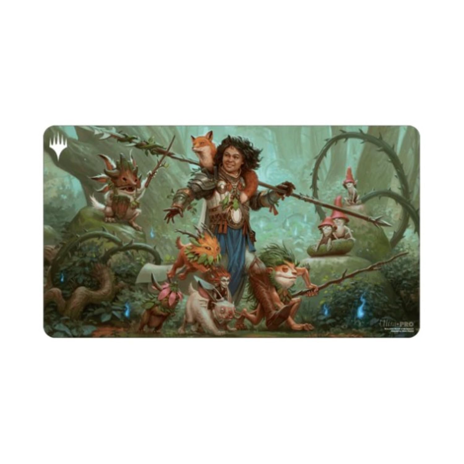 Ultra Pro - Wilds of Eldraine Playmat Ellivere of The Wild Court for Magic: The Gathering, MTG Card Playmat, Use as Oversize Mouse Pad, Desk Mat, Gaming Playmat, TCG Card Game Table Mat