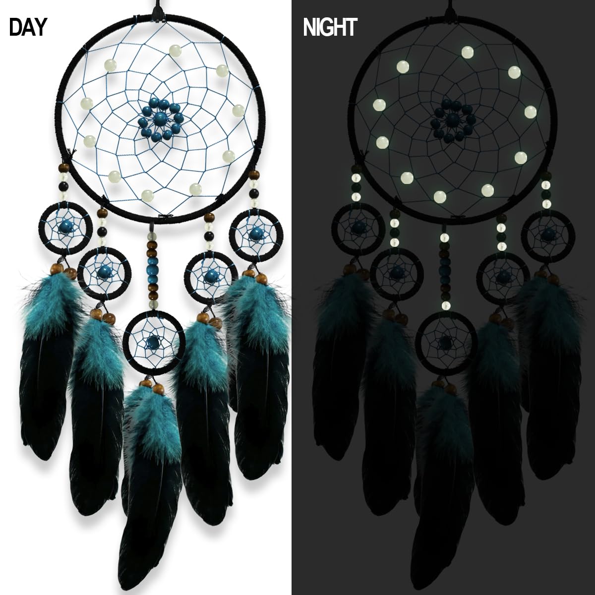 Dream Catcher for Boys Wall Decor Handmade Feather Hanging Decorations Home Ornament Birthday Festival Craft Gift…