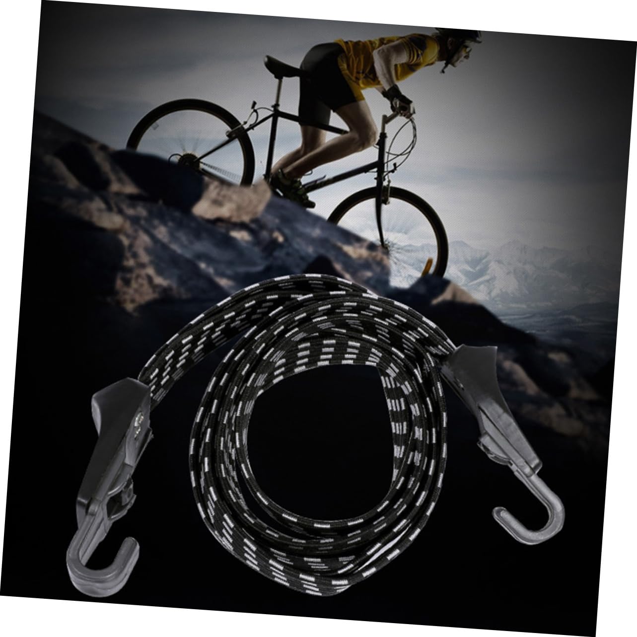 NAMOARLY Elastic Bike Straps 3pcs Cargo Strap Durable Luggage Belt for Motorcycles