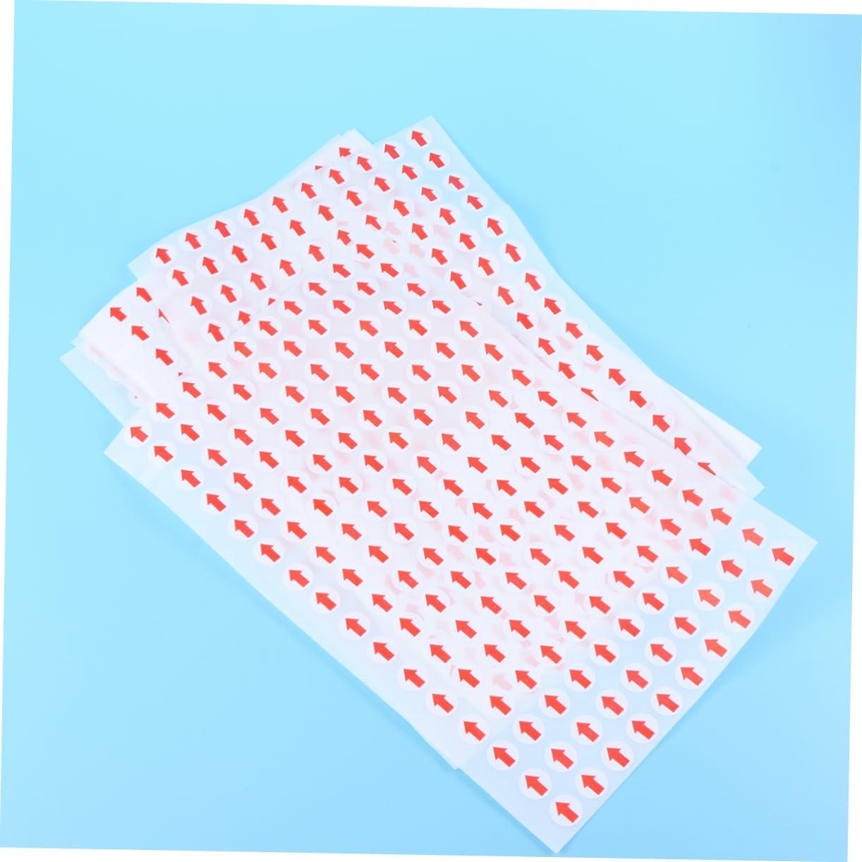 Mikikit 3200Pièces Étiquettes Adhésives Rouges Stickers Ronds de Amovibles Autocollants Colorés pour Atelier Usine et Bureau