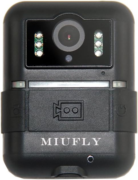 MIUFLY Mini Body Camera 1296P with Night Vision, Built in 32G Memory
