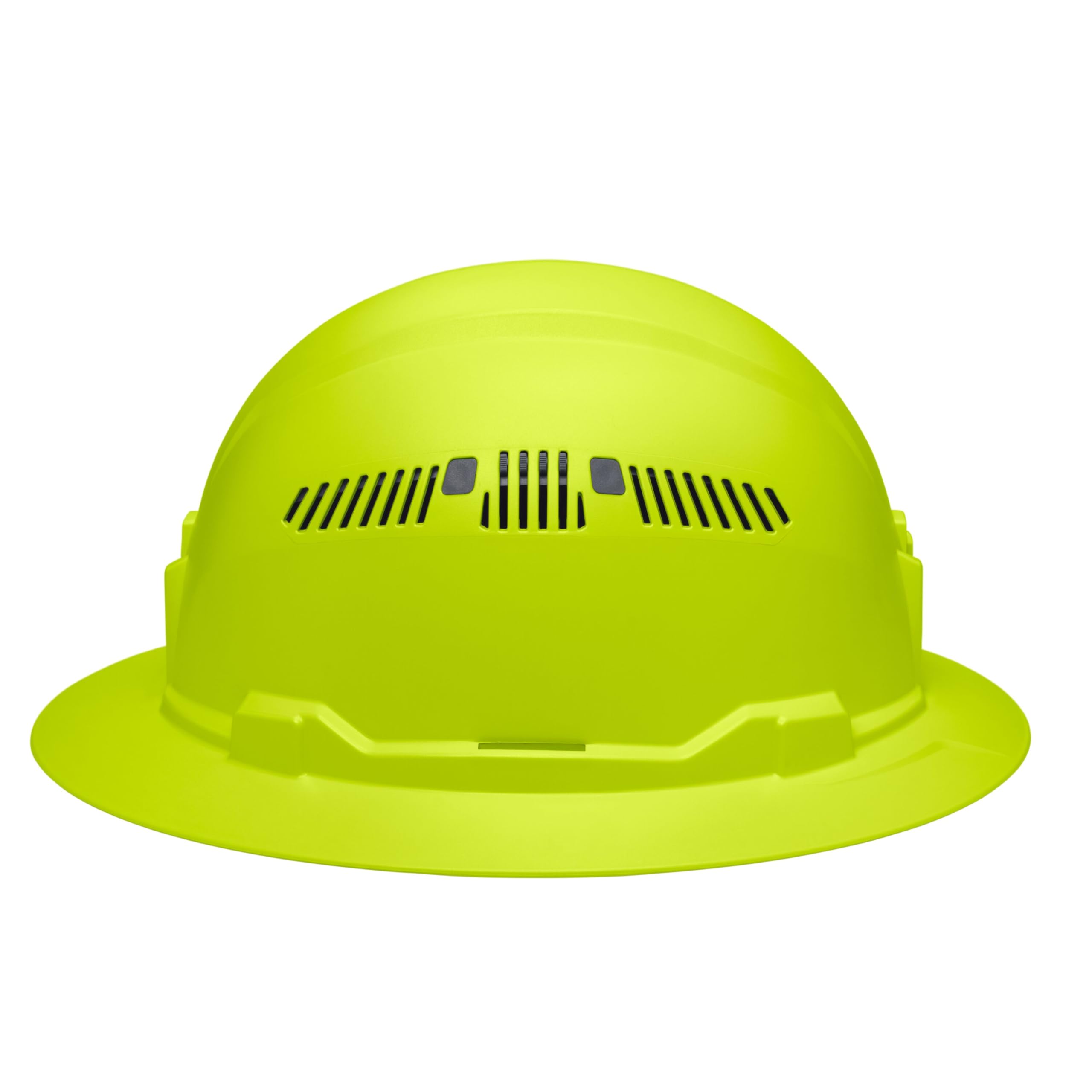 Klein Tools 60911 Casco duro, ventilado, estilo de ala completa, acolchado, banda de sudor resistente al olor, alta visibilidad, lima